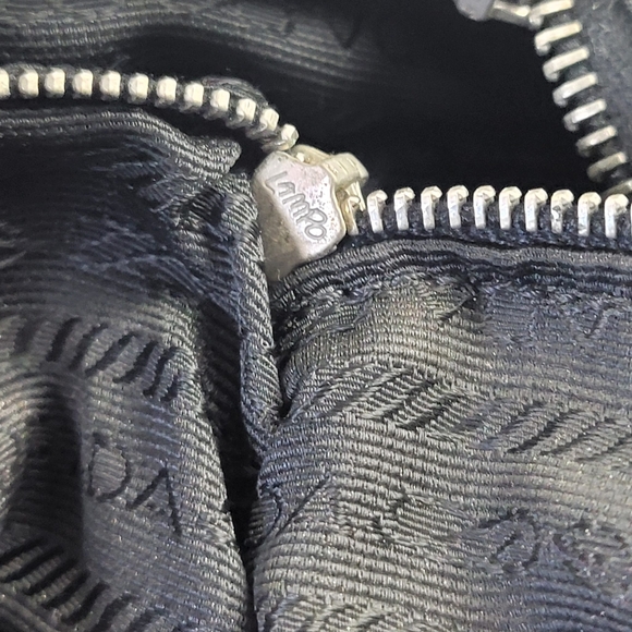 Vintage Prada TESSUTO Nylon Black Tote Shoulder Bag - Picture 11 of 16